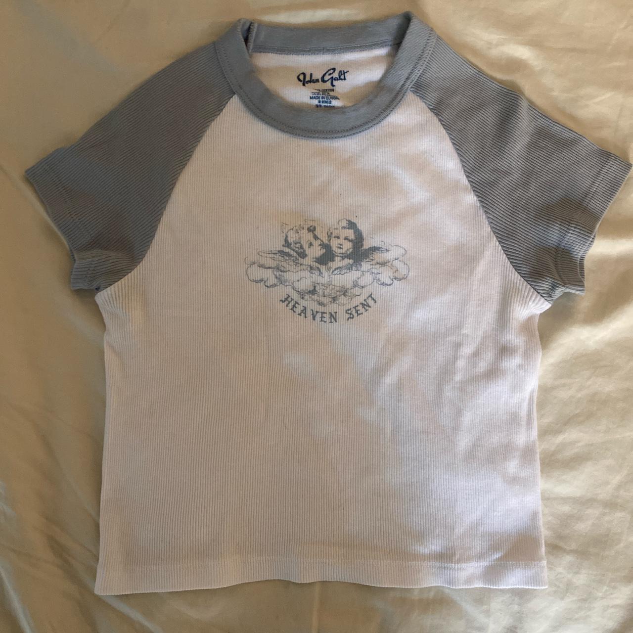 brandy melville heaven sent baby tee - Depop