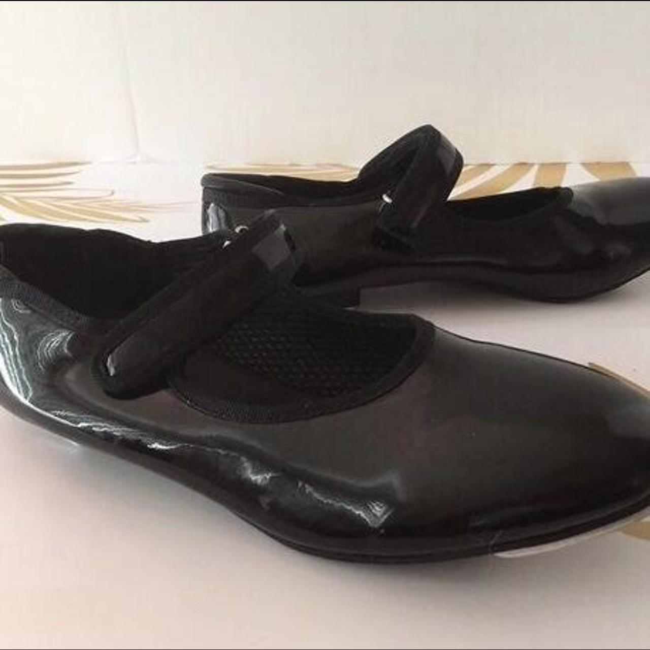 Girls Freestyle Dance Tap Shoes, Black, by Danskin.... Depop