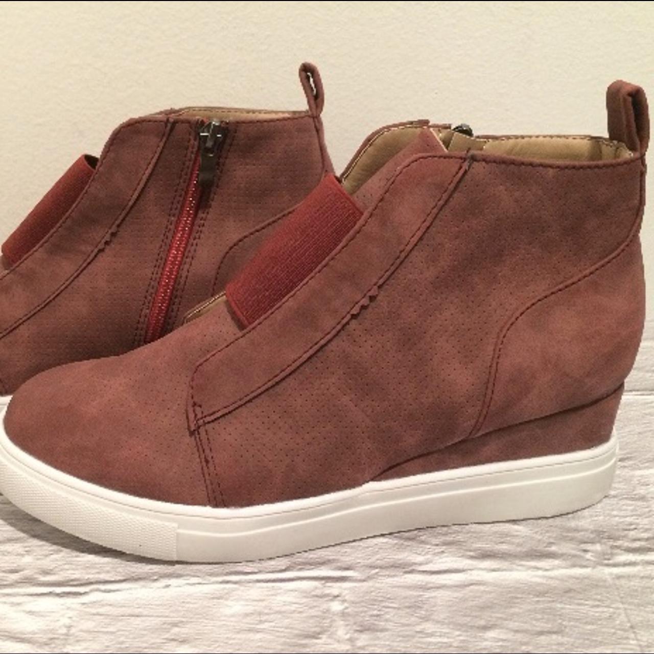 Microsuede high top sneakers best sale