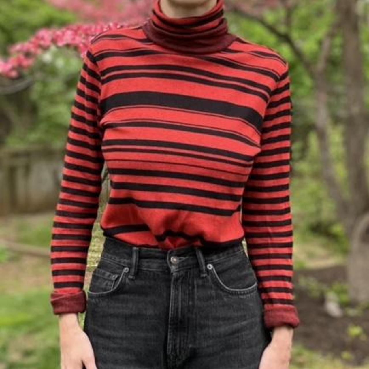 Sonia Rykiel Women's Red and Black Jumper (2)