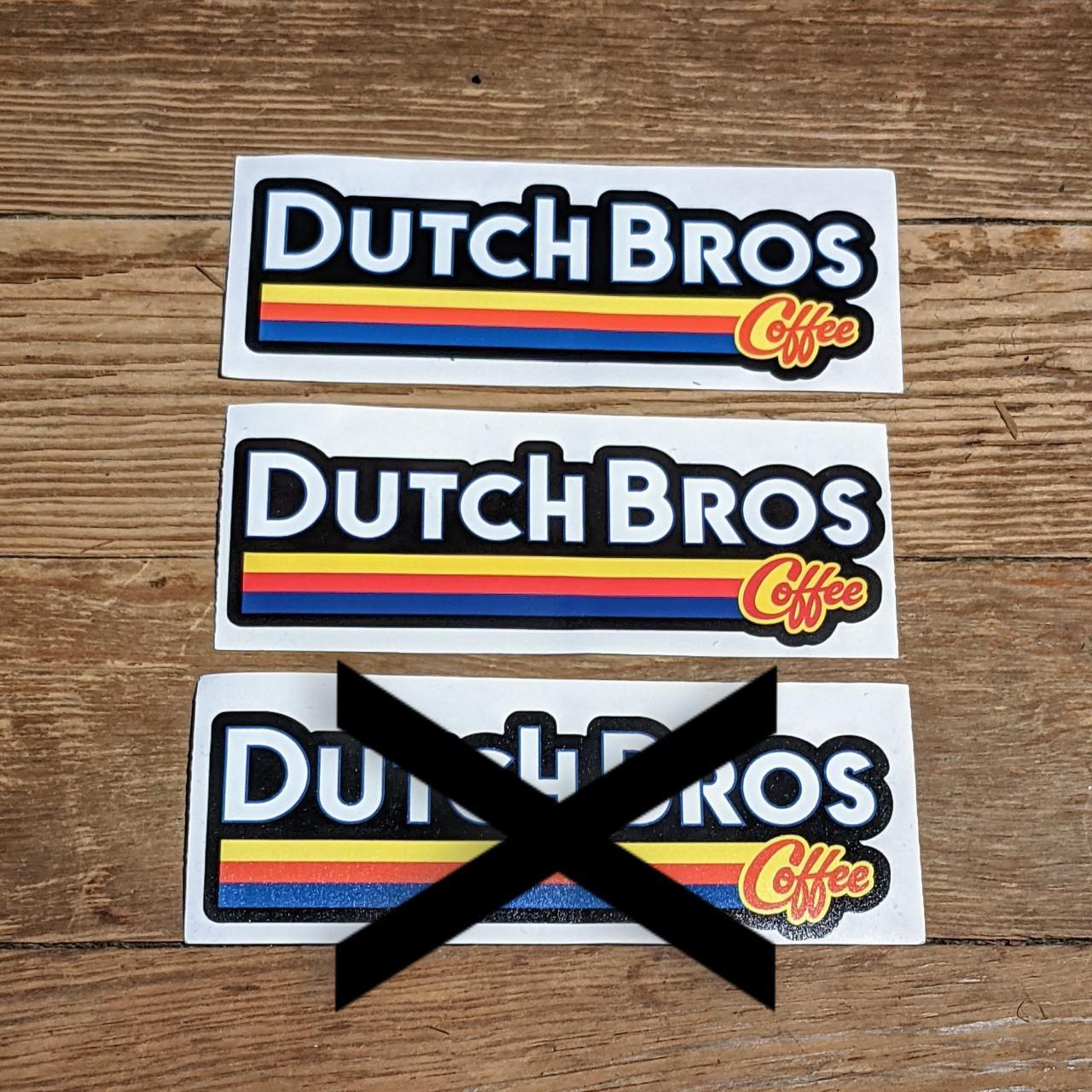 Dutch Bros StickerClassic Dutch Bros Logo x2 10... Depop