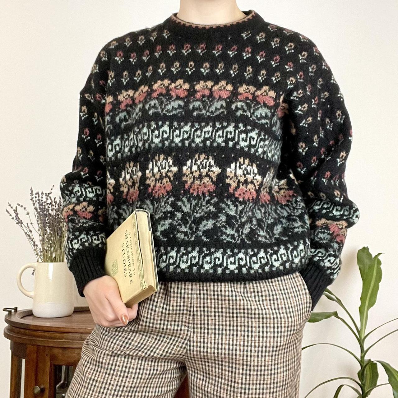 Cosy knit vintage jumper by The Clever Shepherd,... - Depop