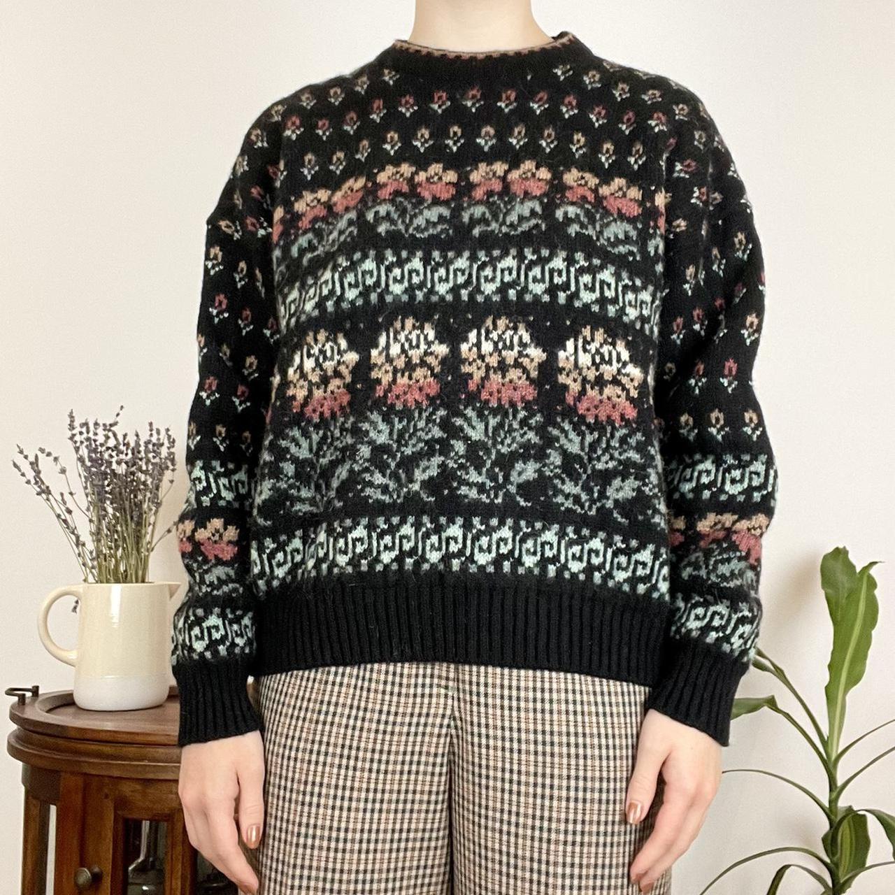 Cosy knit vintage jumper by The Clever Shepherd,... Depop