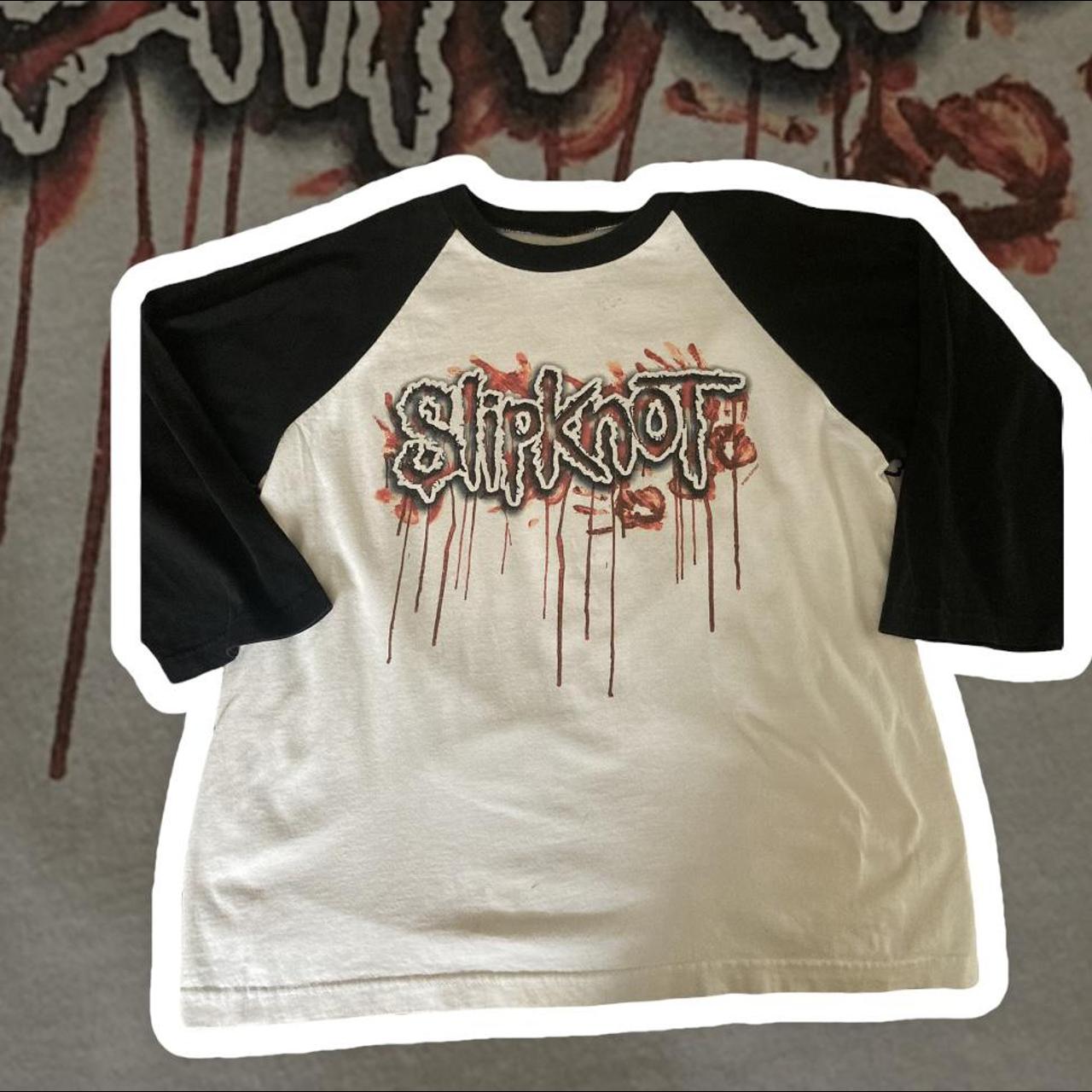 slipknot baseball tee