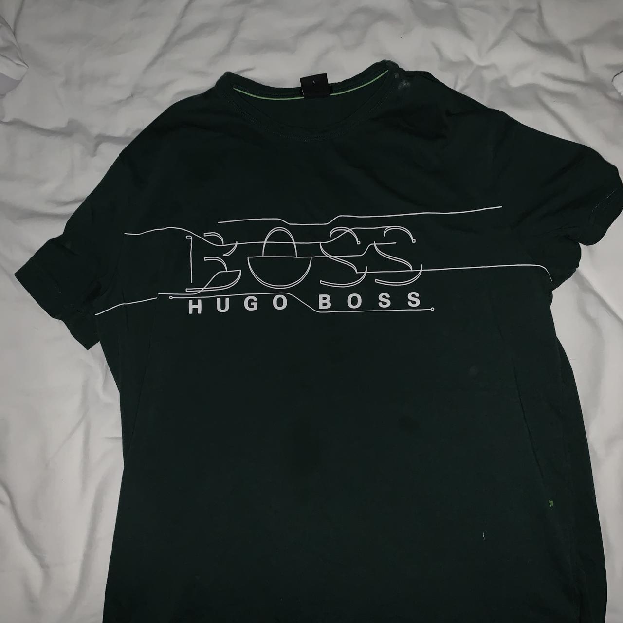 dark green hugo boss tracksuit