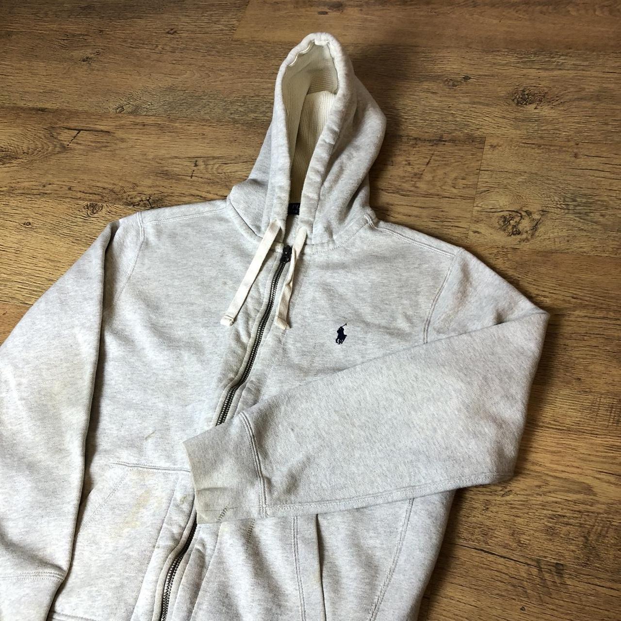 Vintage Polo Ralph Lauren Embroidered Hooded... - Depop