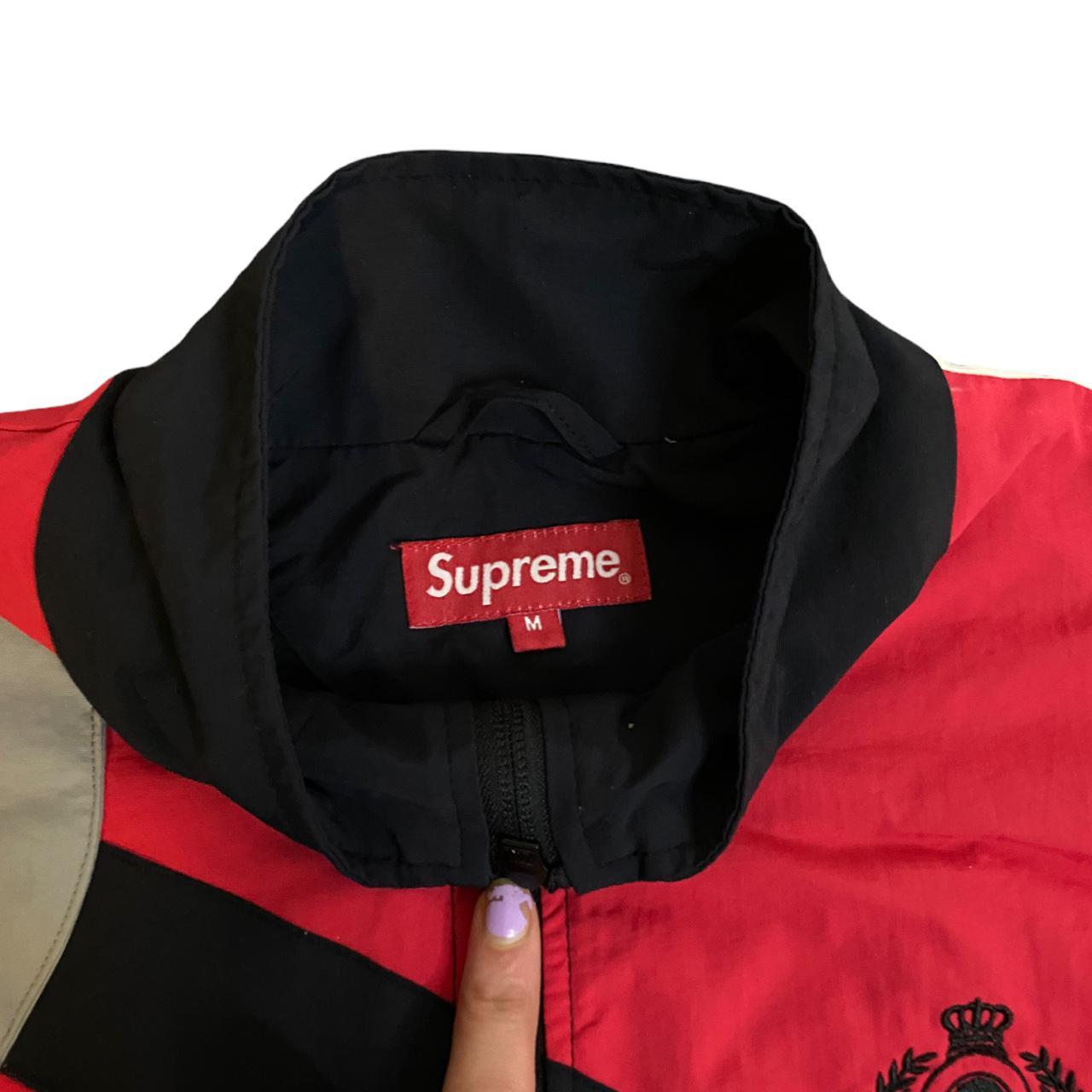 Supreme big letter track best sale jacket black