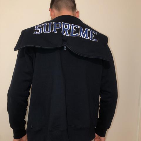 Supreme split hot sale hood zip up