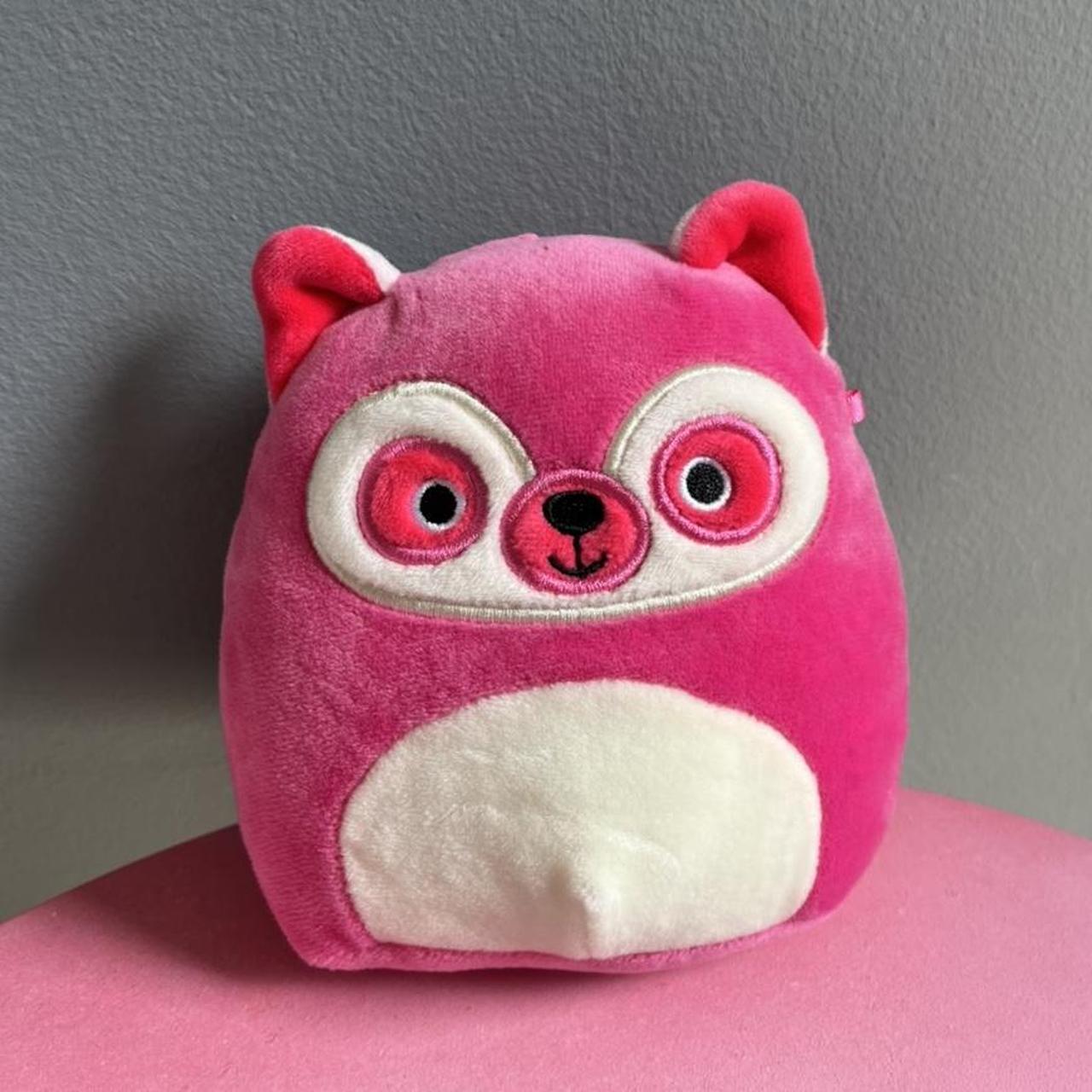 squishmallows pink raccoon