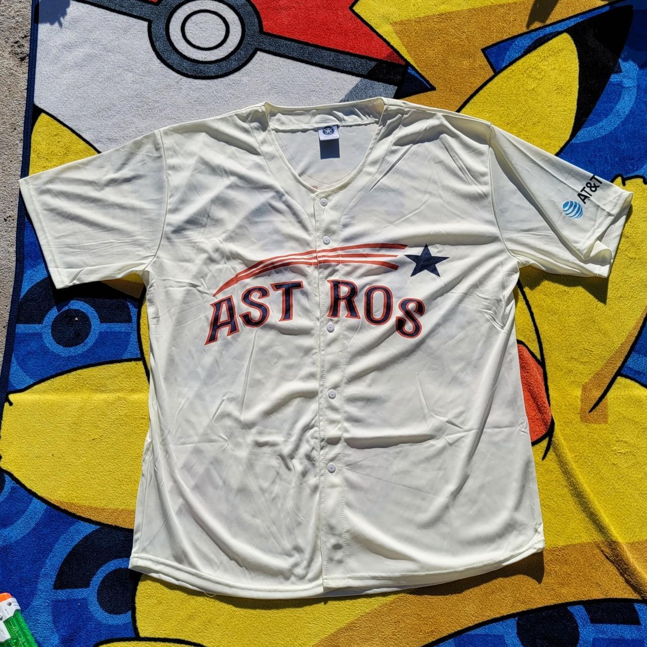Vintage Houston Astros Baseball Majestic Jersey Size - Depop