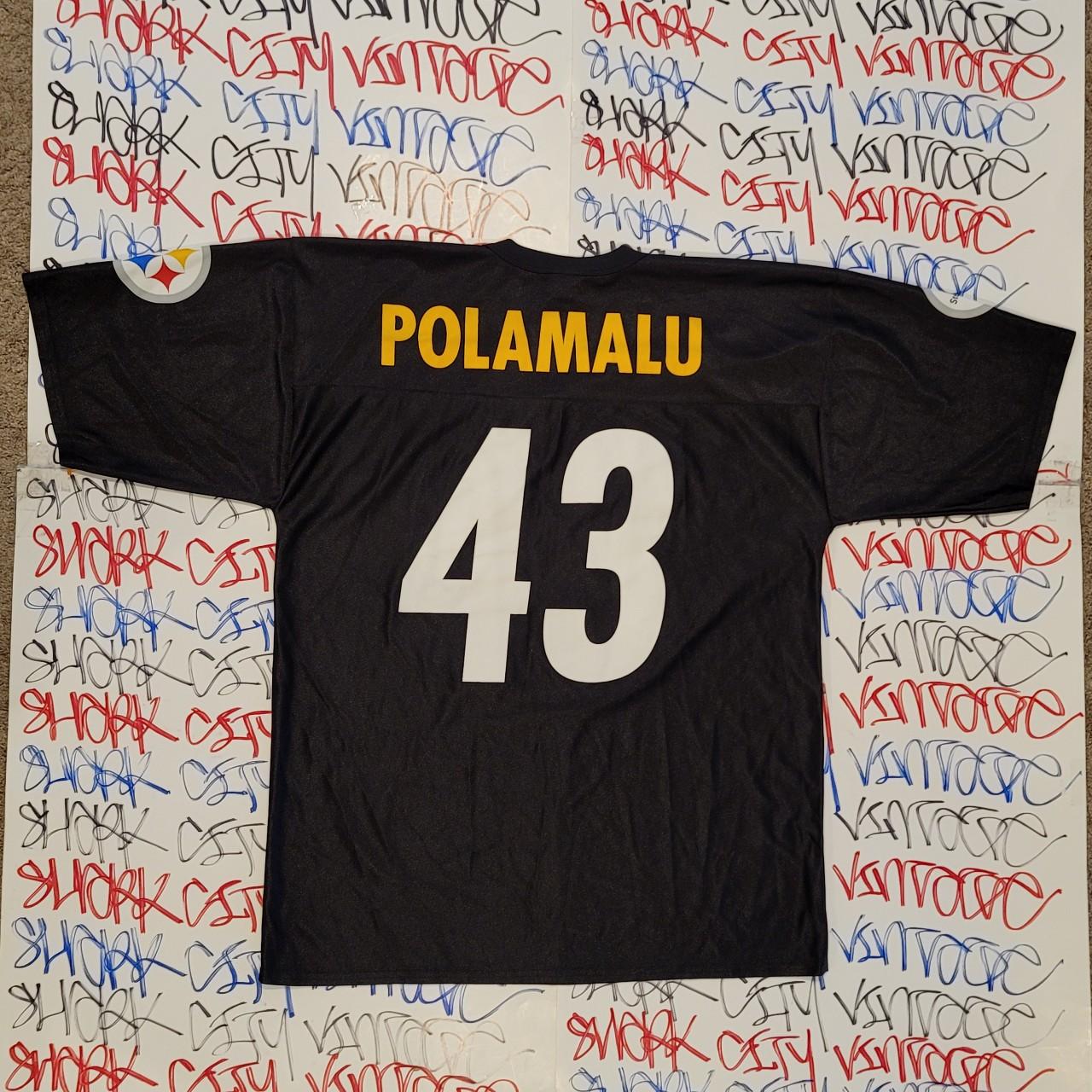 Pittsburgh Steelers Troy Polamalu Mens Legacy Jersey