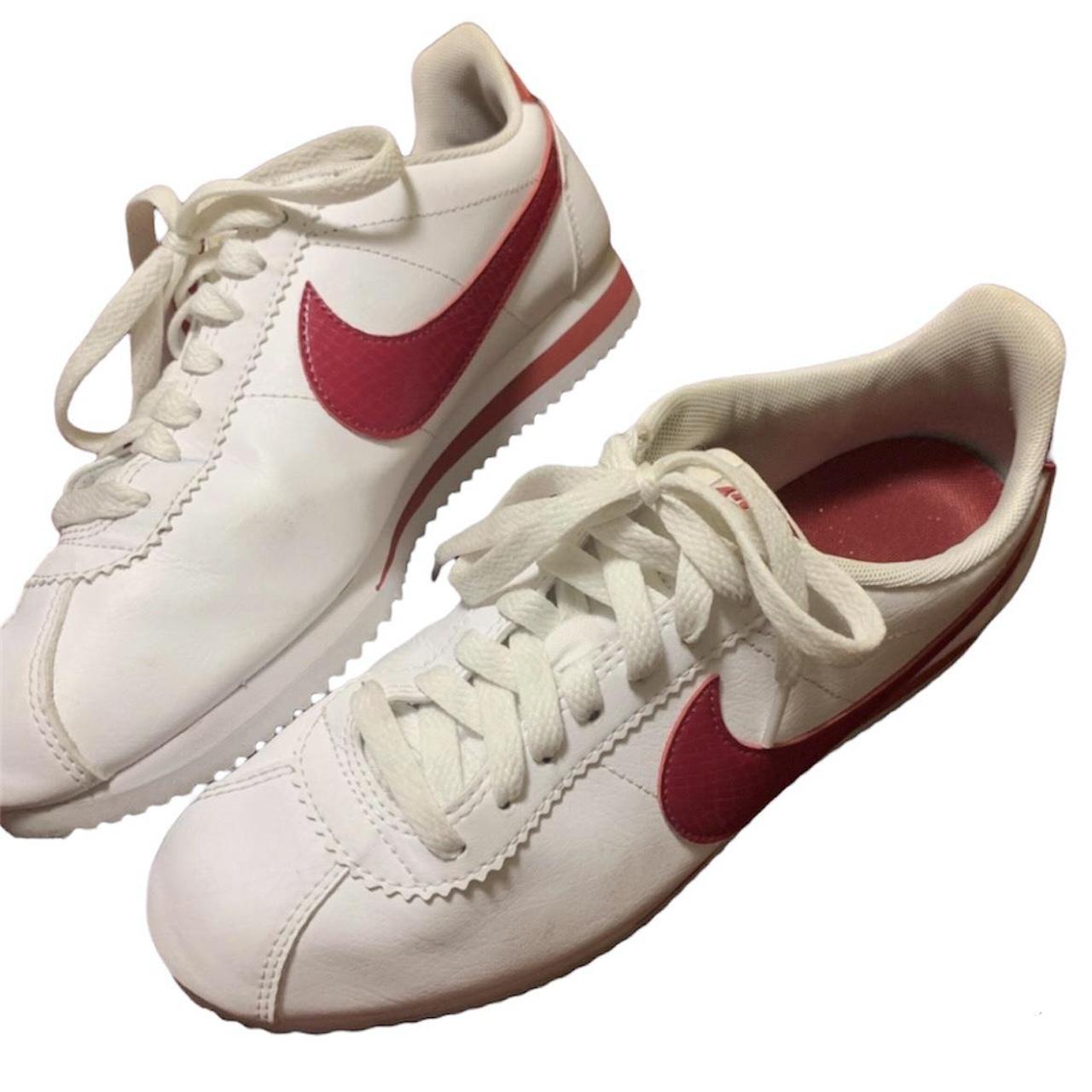 red nike cortez shoes