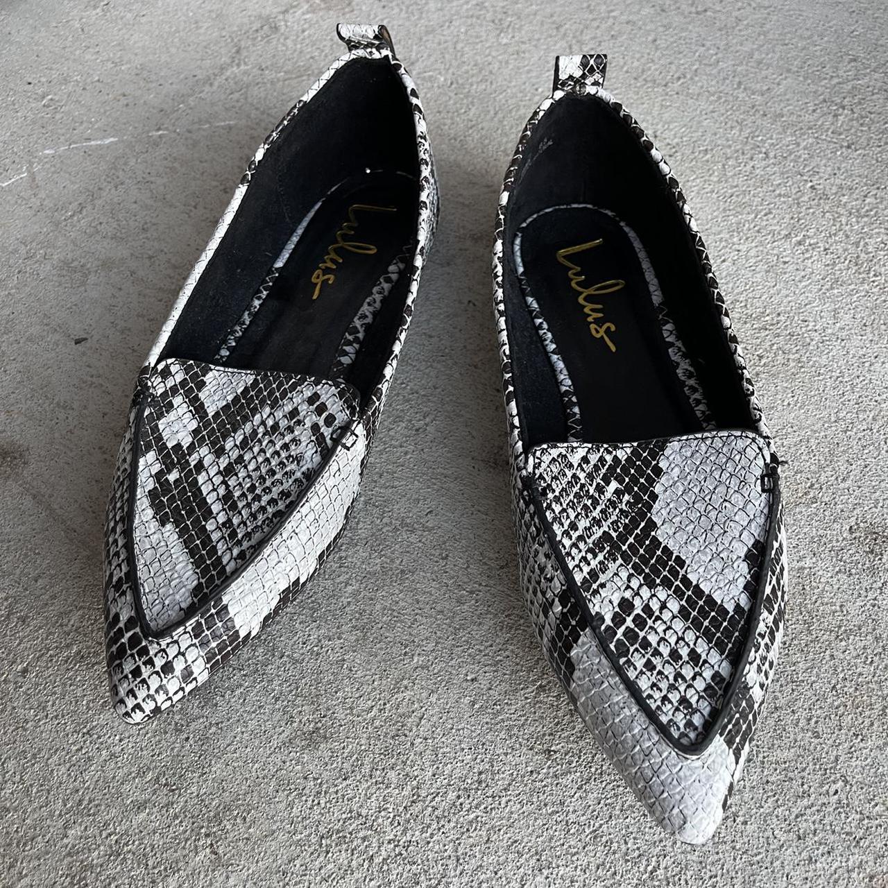 Product Image 2 - Snakeskin Pointed Flats 

Size 6.5.