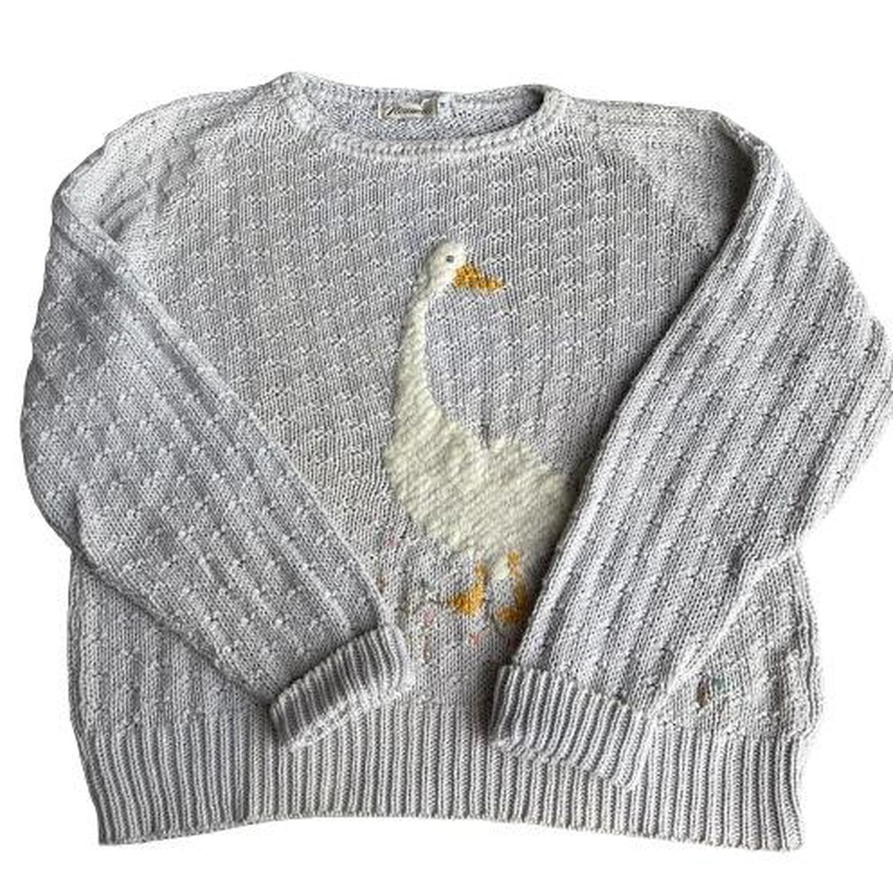 vintage duck sweater