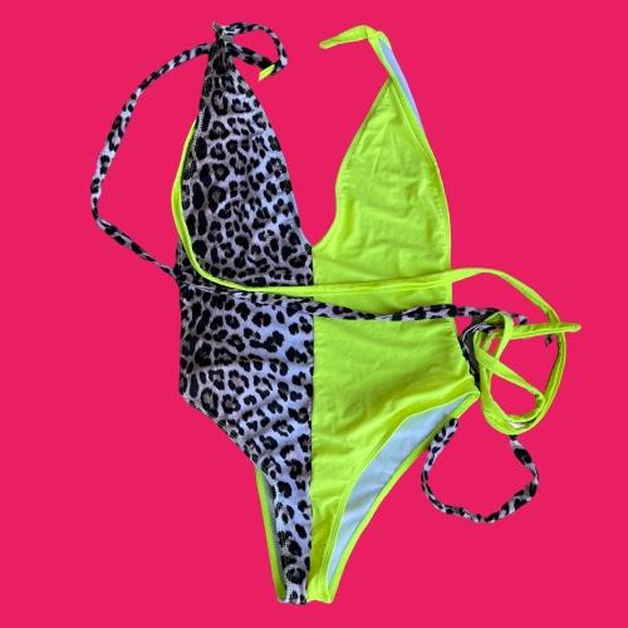 Trendy Neon One Piece Size medium. Shein. Excellent... Depop