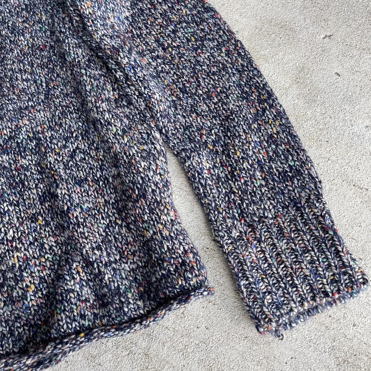 Navy Knit Sweater Universal Thread. Size medium.... - Depop
