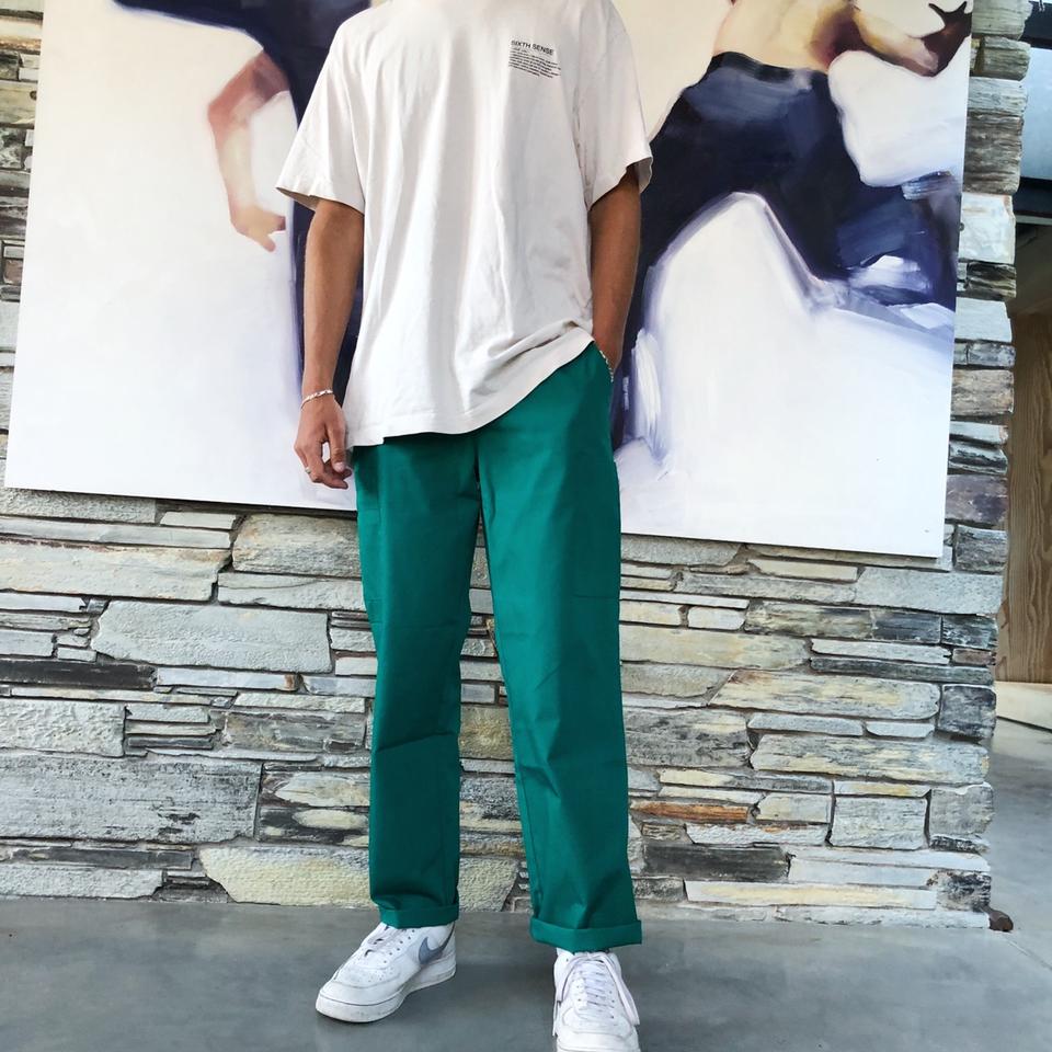 dickies lightweight wide leg trousers