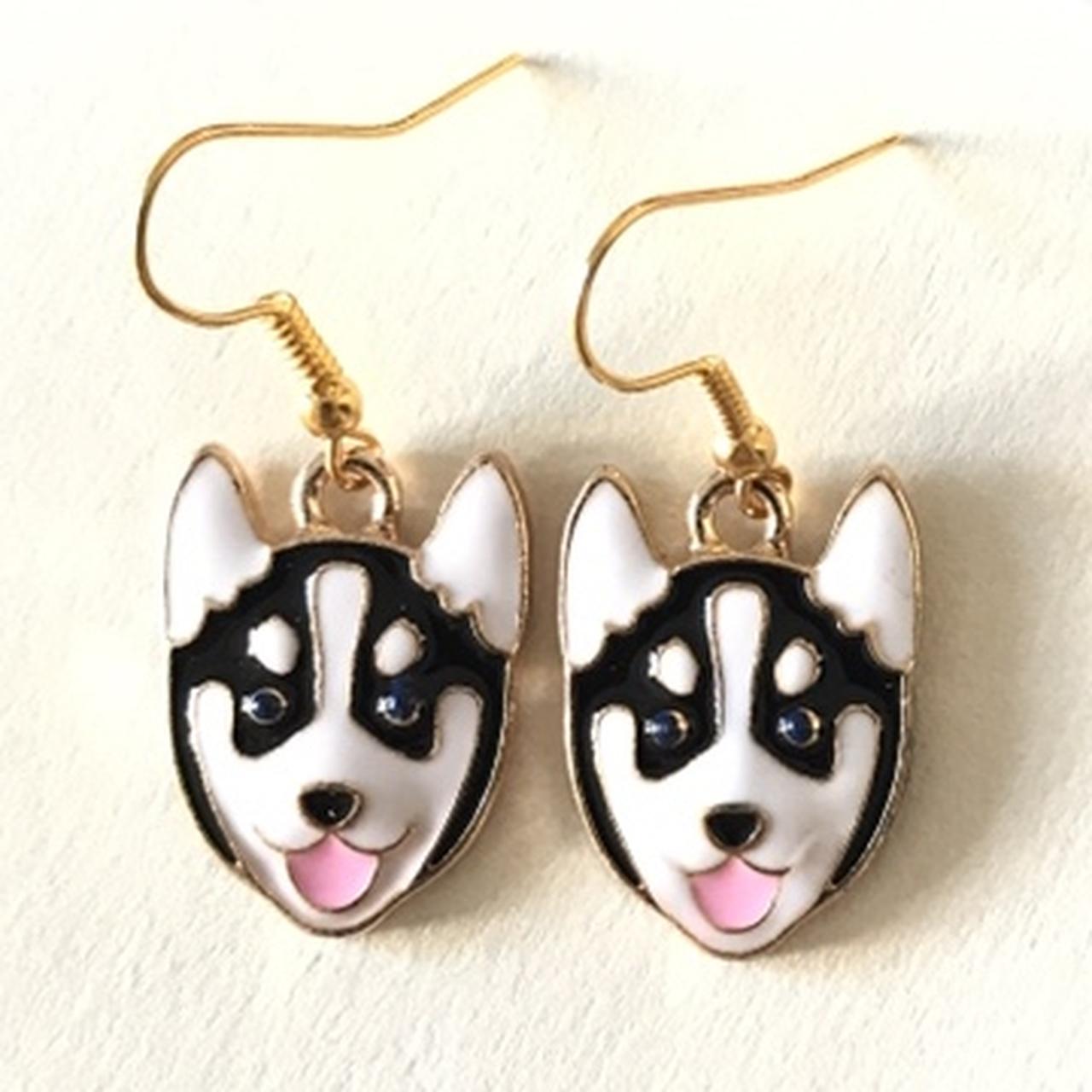 Husky earrings shop