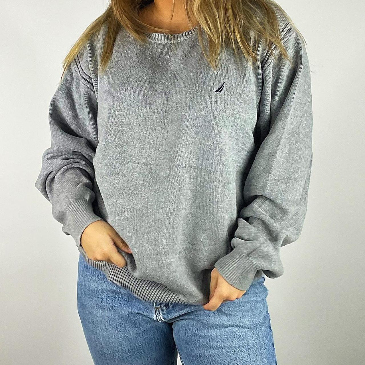 Grey nautica outlet sweater