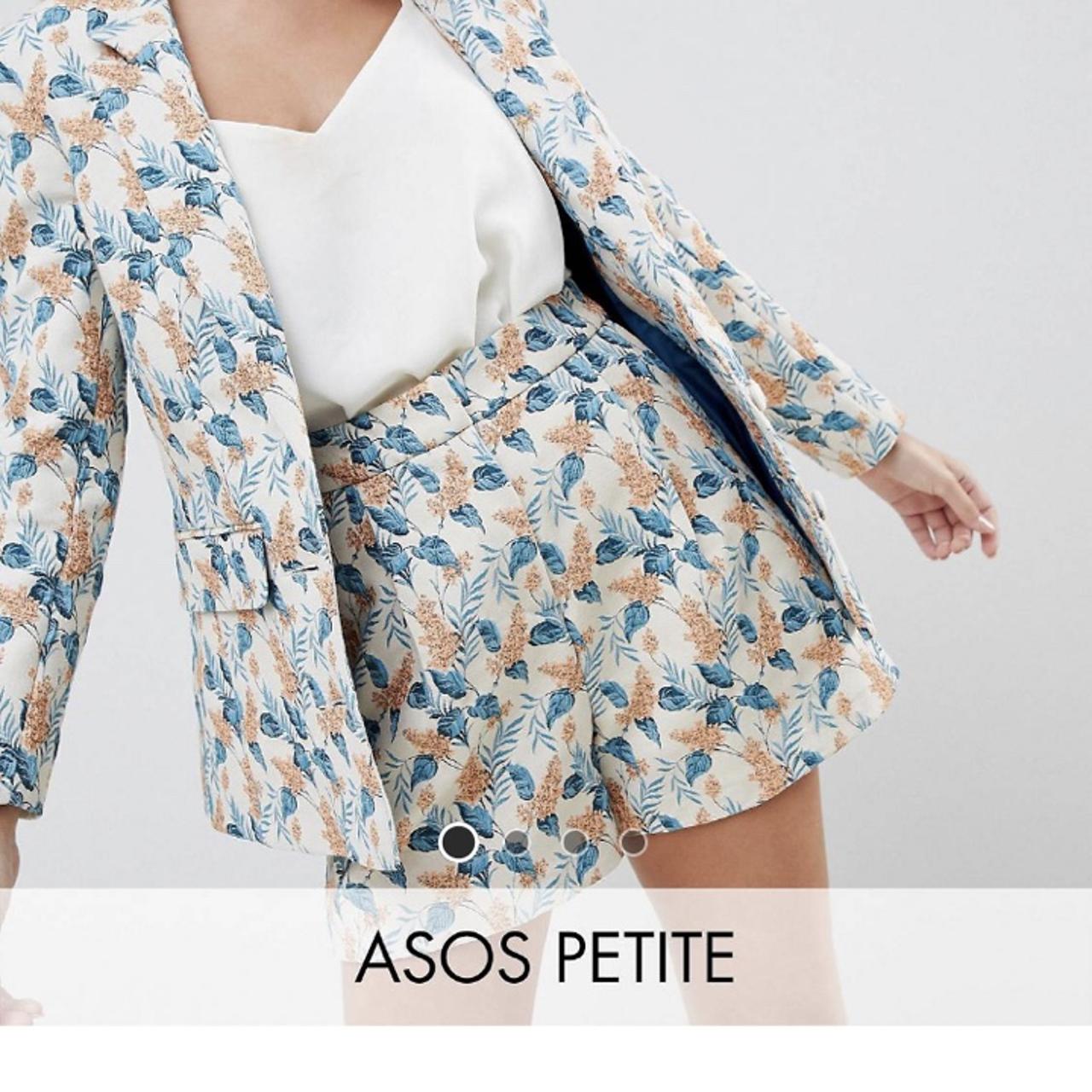ASOS design petite tailored floral blazer and