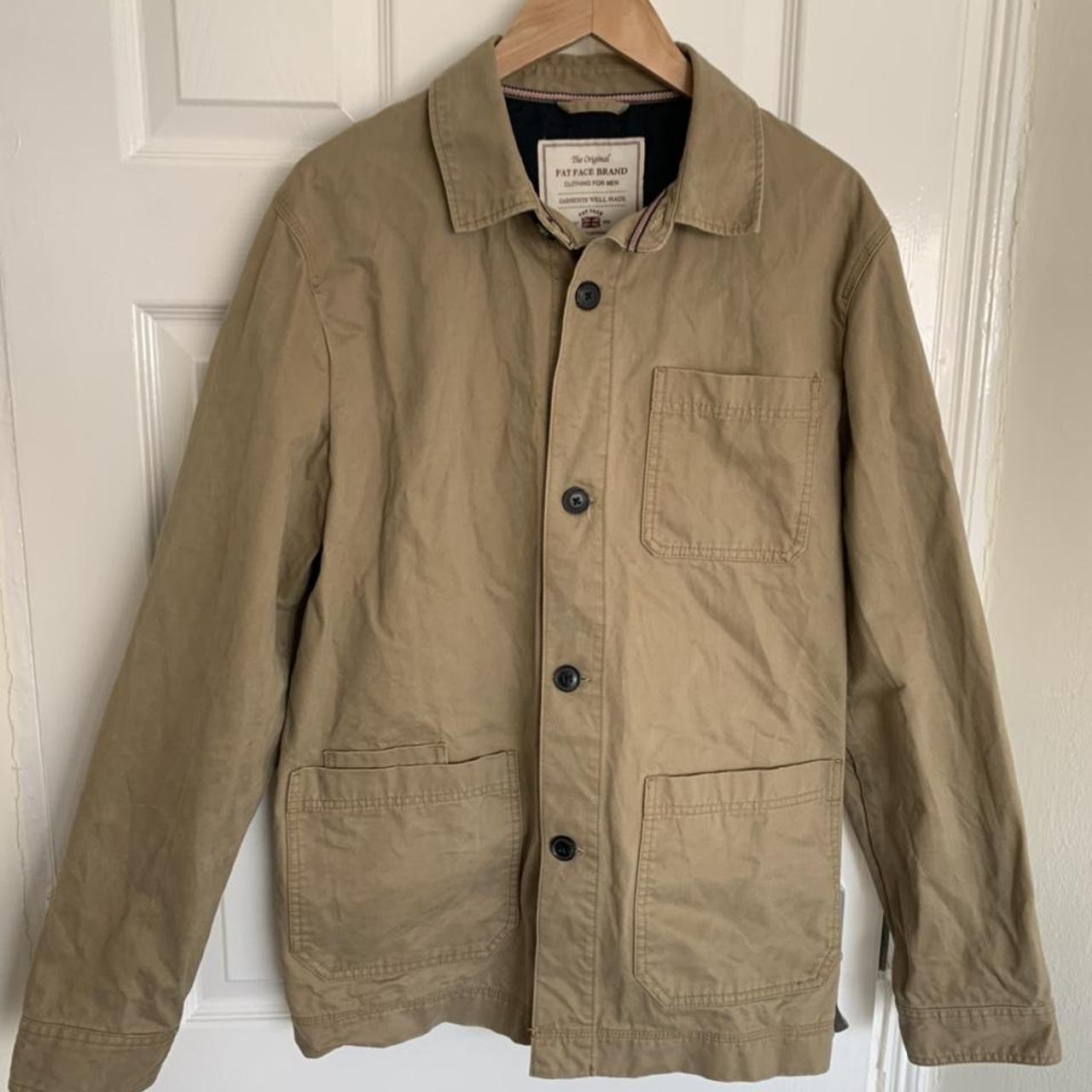 Fat face chore/coach jacket in tan Great condition... Depop