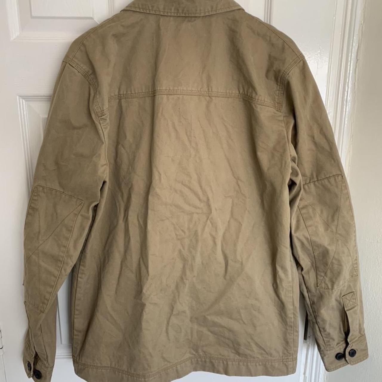 Fat face chore/coach jacket in tan Great condition... - Depop