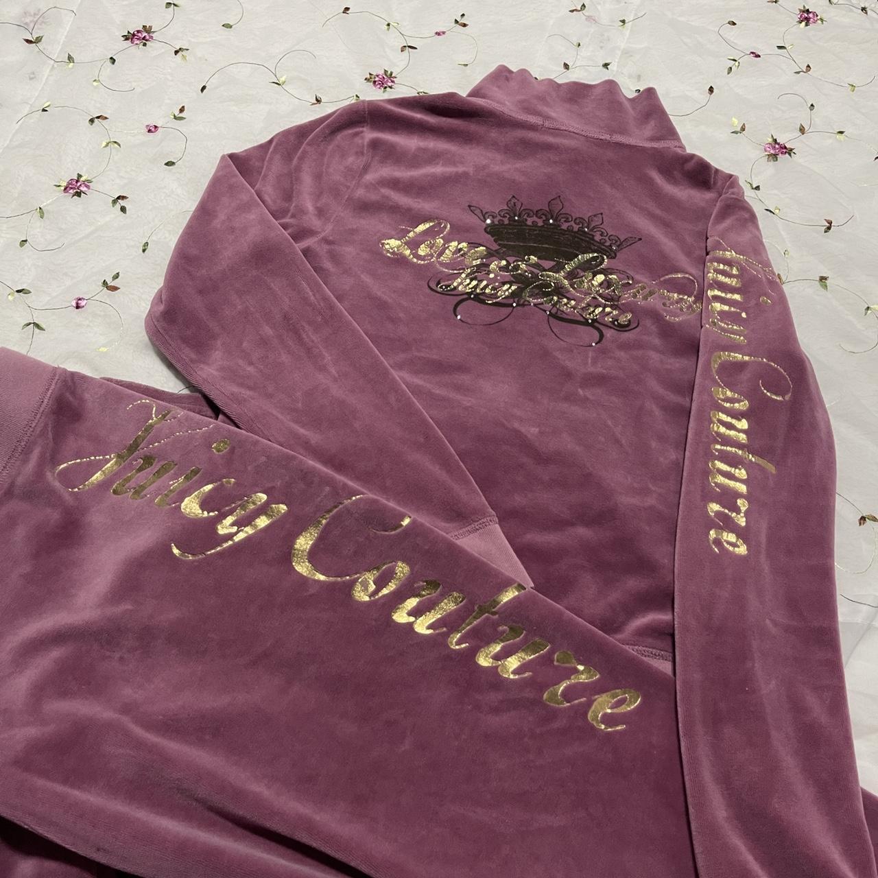 Juicy Couture Tracksuit Set 2000’s Mauve Juicy... Depop
