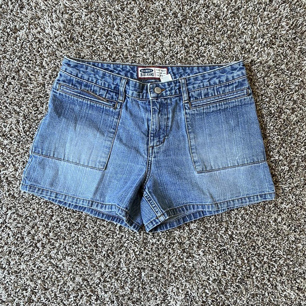 vintage 90s denim shorts - Depop