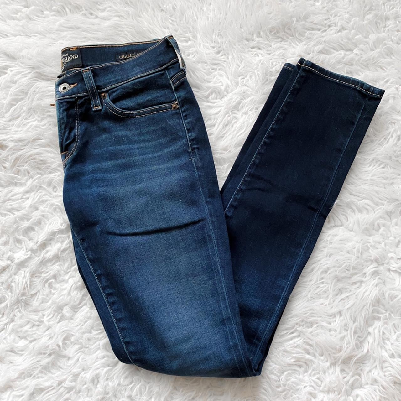 Lucky Brand High Rise Charlie Skinny Jeans Zippers - Depop