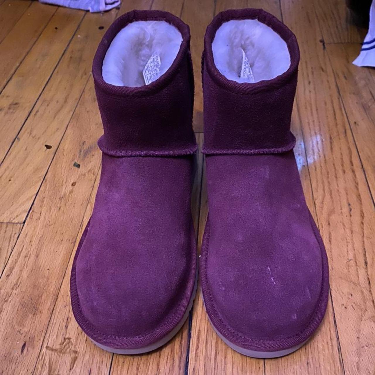 burgundy uggs