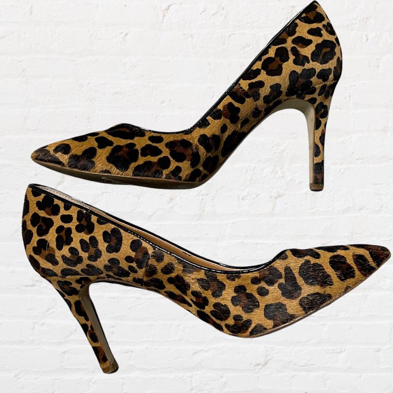 j crew leopard heels