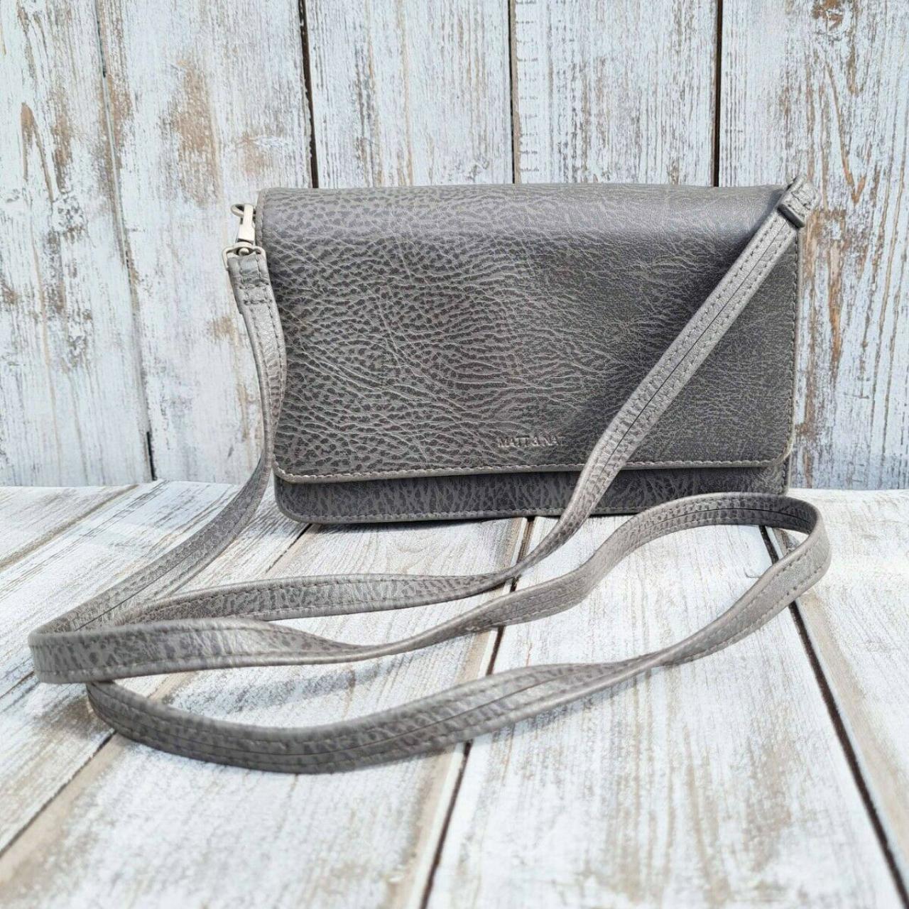 Matt & Nat Vegan Bee Dwell Crossbody Bag Grey /... Depop