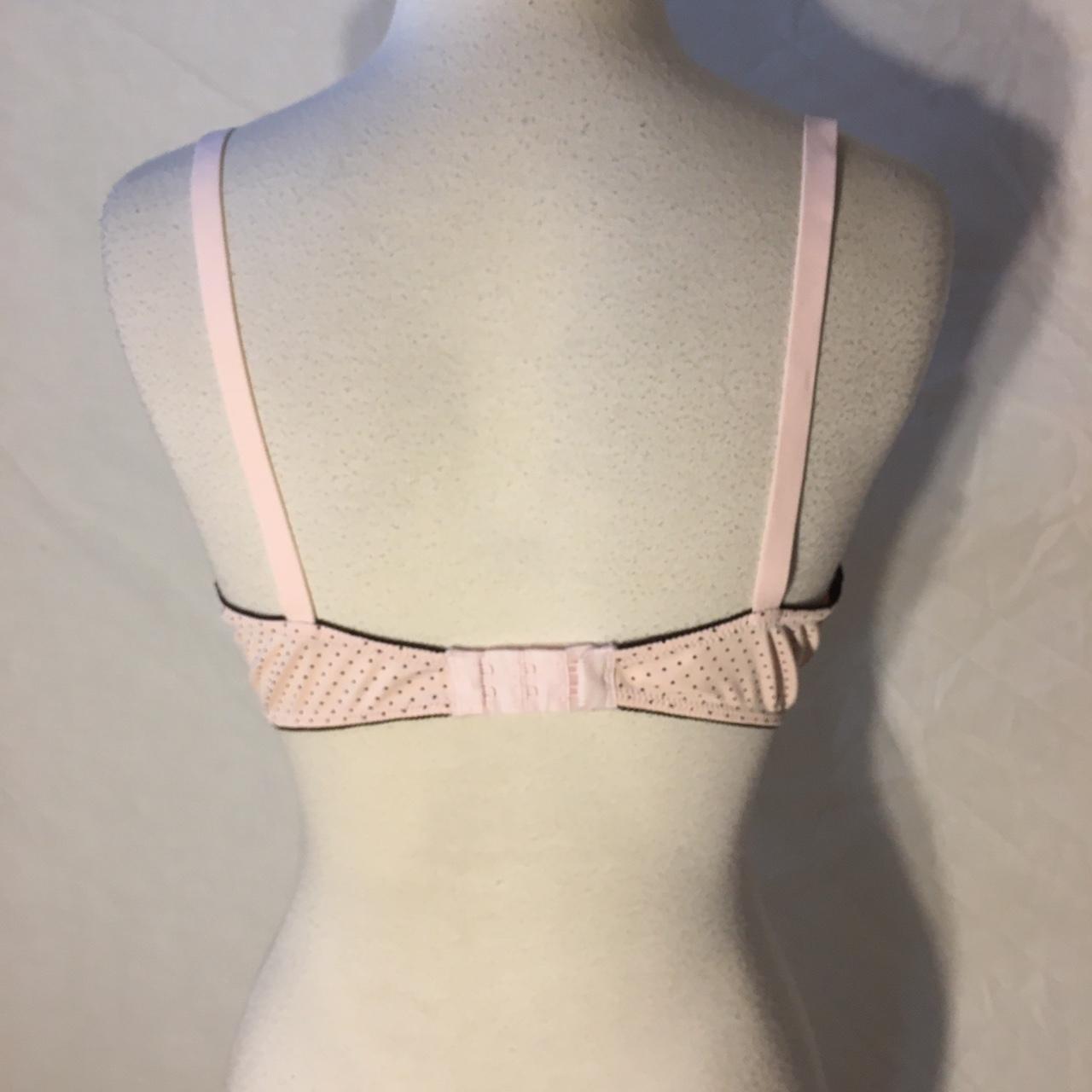 Maidenform Women S Pink And Brown Bra Depop