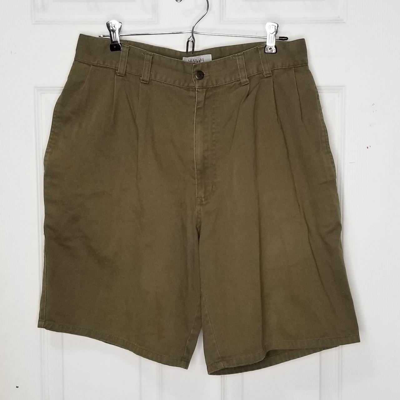 Bugle Boy Men's Green Shorts Depop