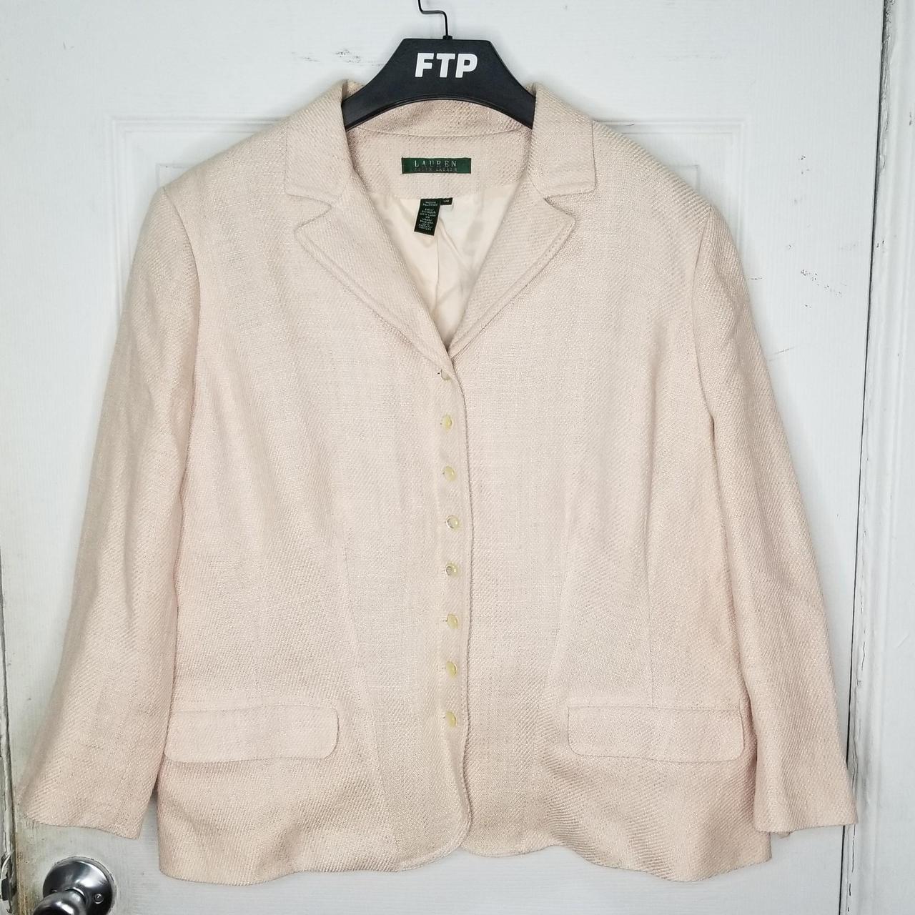 Ralph Lauren Women's Pink Jacket | Depop