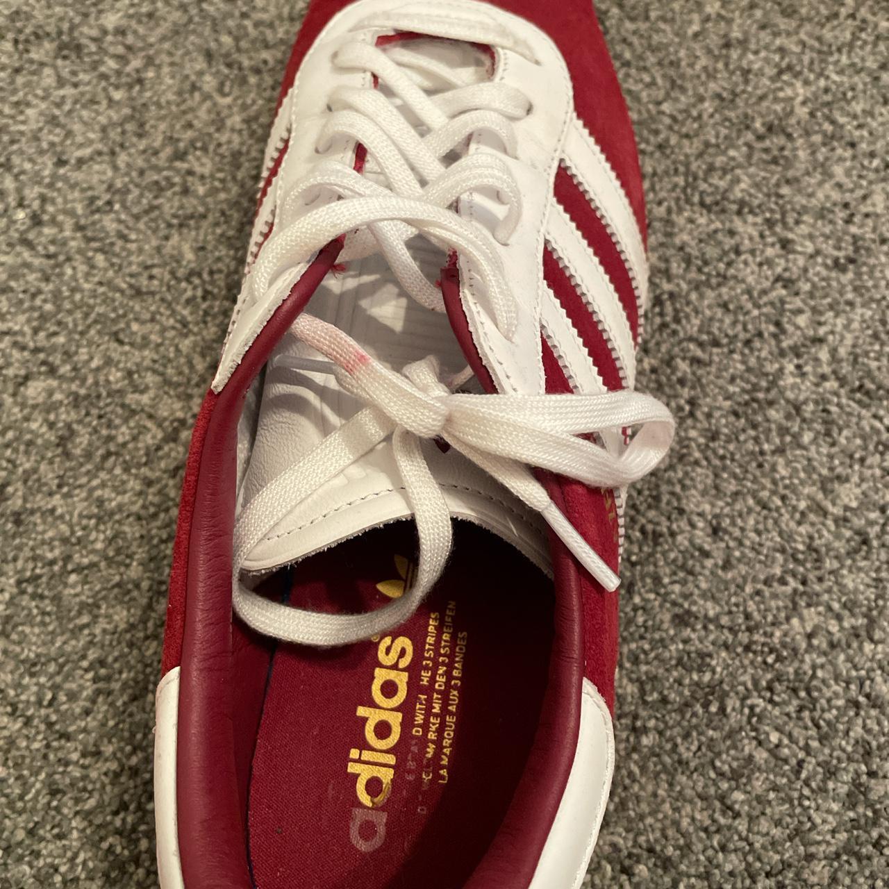 Adidas Men's Burgundy and Red Trainers (3)