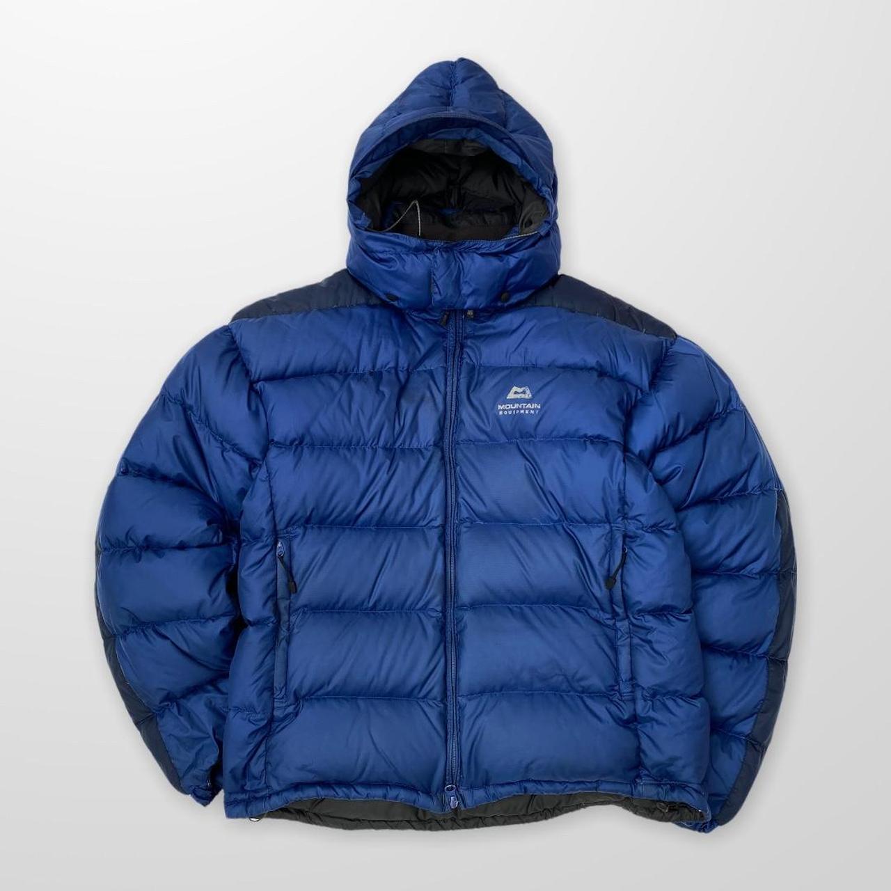 Mountain Equipment Puffer Jacket In Navy & Blue... - Depop