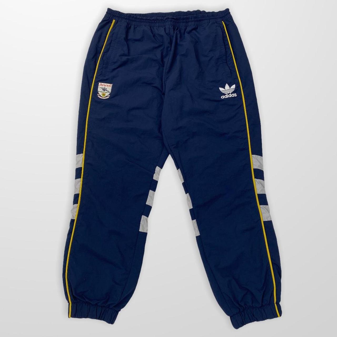Adidas Originals Arsenal Track Pants In Navy & Red... - Depop