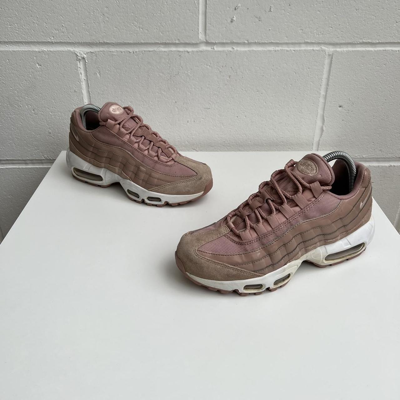 Nike Air Max 95 Trainers In Pink Ladies Size UK 5. Depop