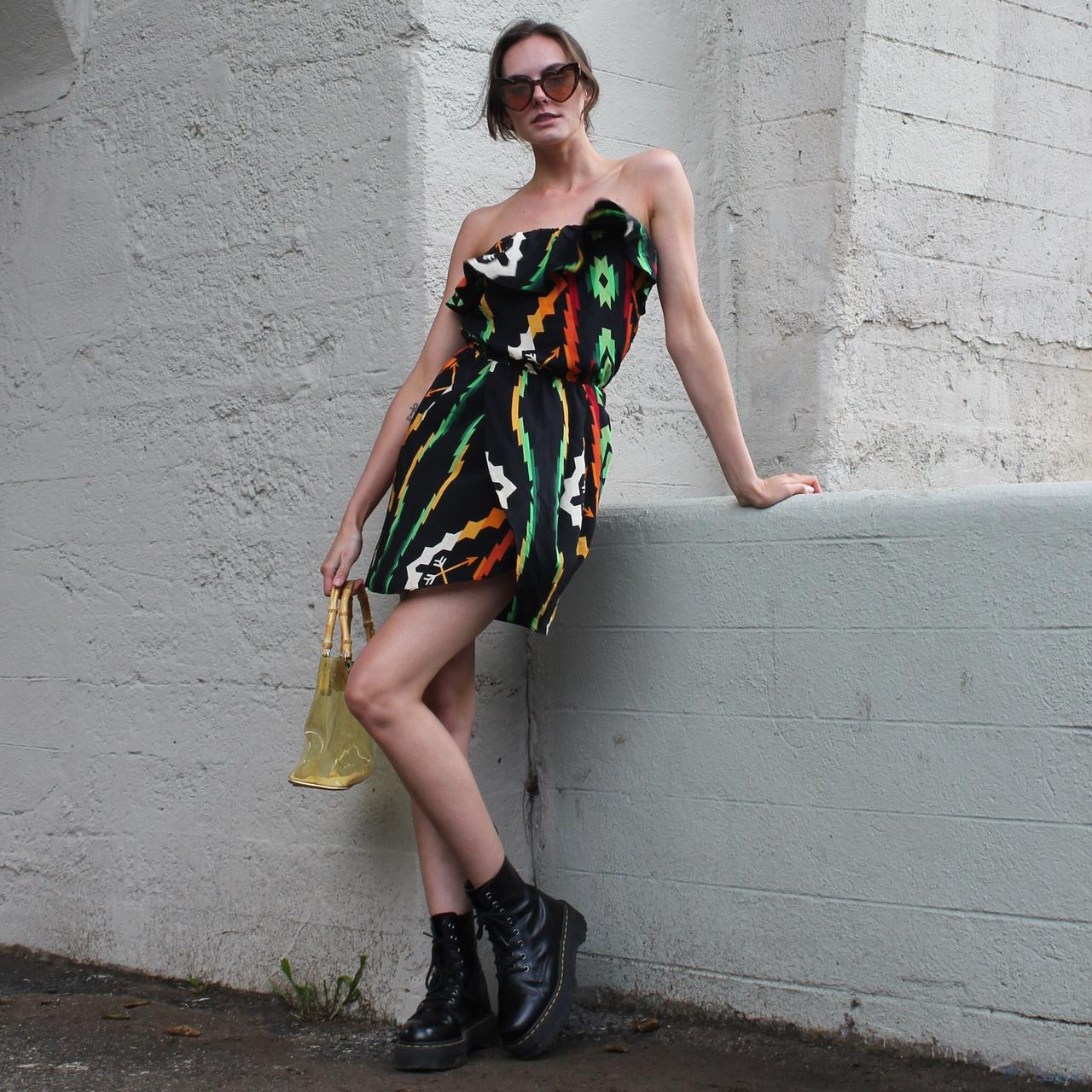 Amanda Uprichard Women's multi Dress | Depop