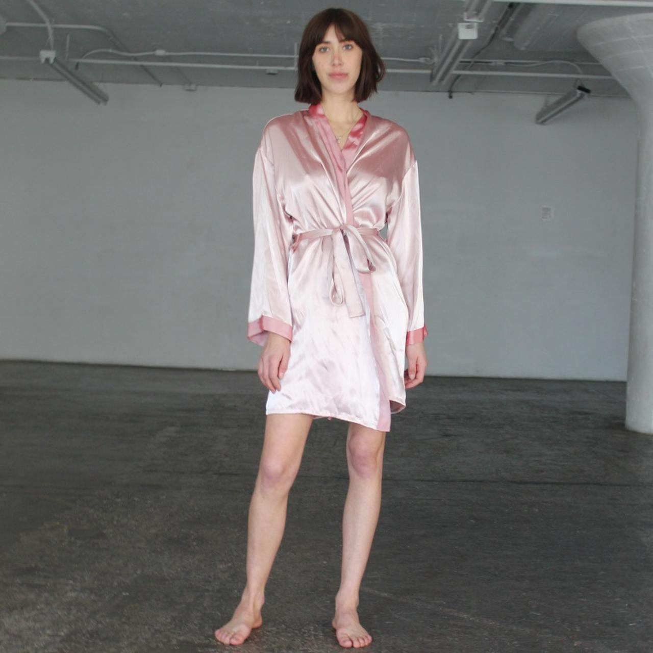 Women's Pink Robe | Depop