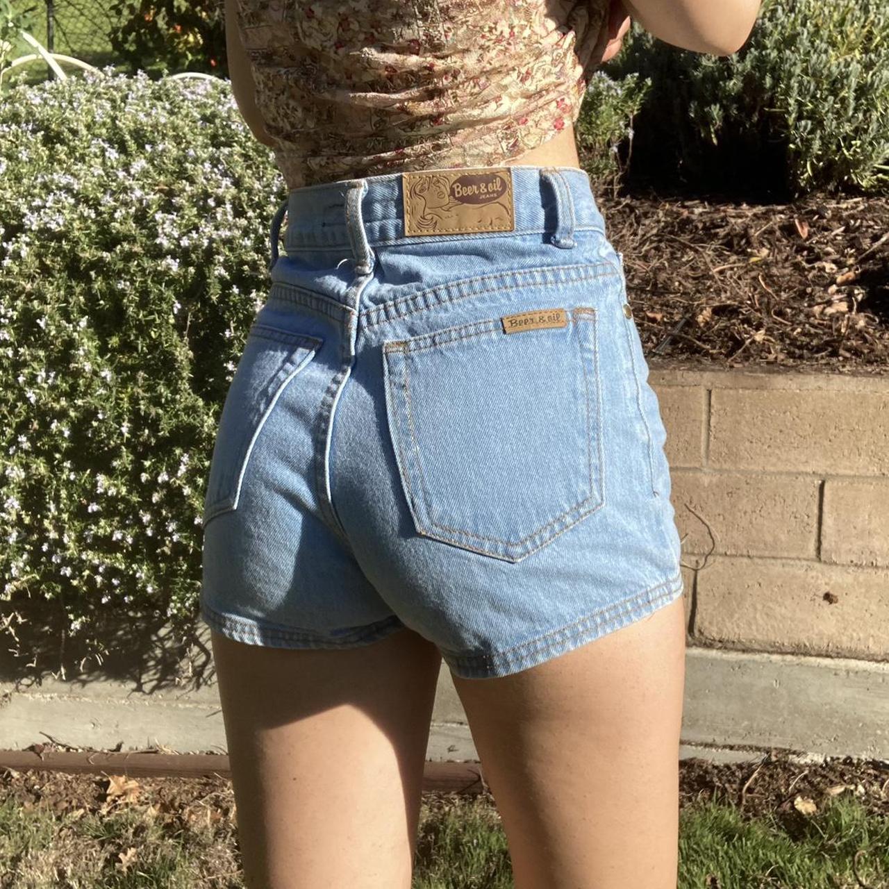 Vintage 90s / y2k shortie shorts. By the brand “Beer... - Depop