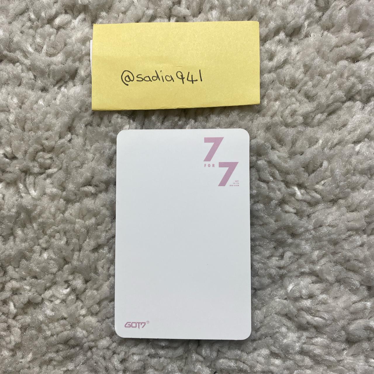 Got7 mark photocard - 7 for 7 album £4+ £1 Shipping | Depop