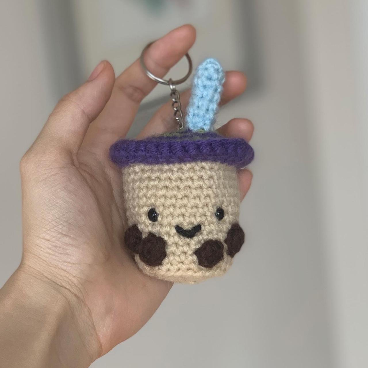 Bubble Boba Tea Bag PATTERN Crochet 