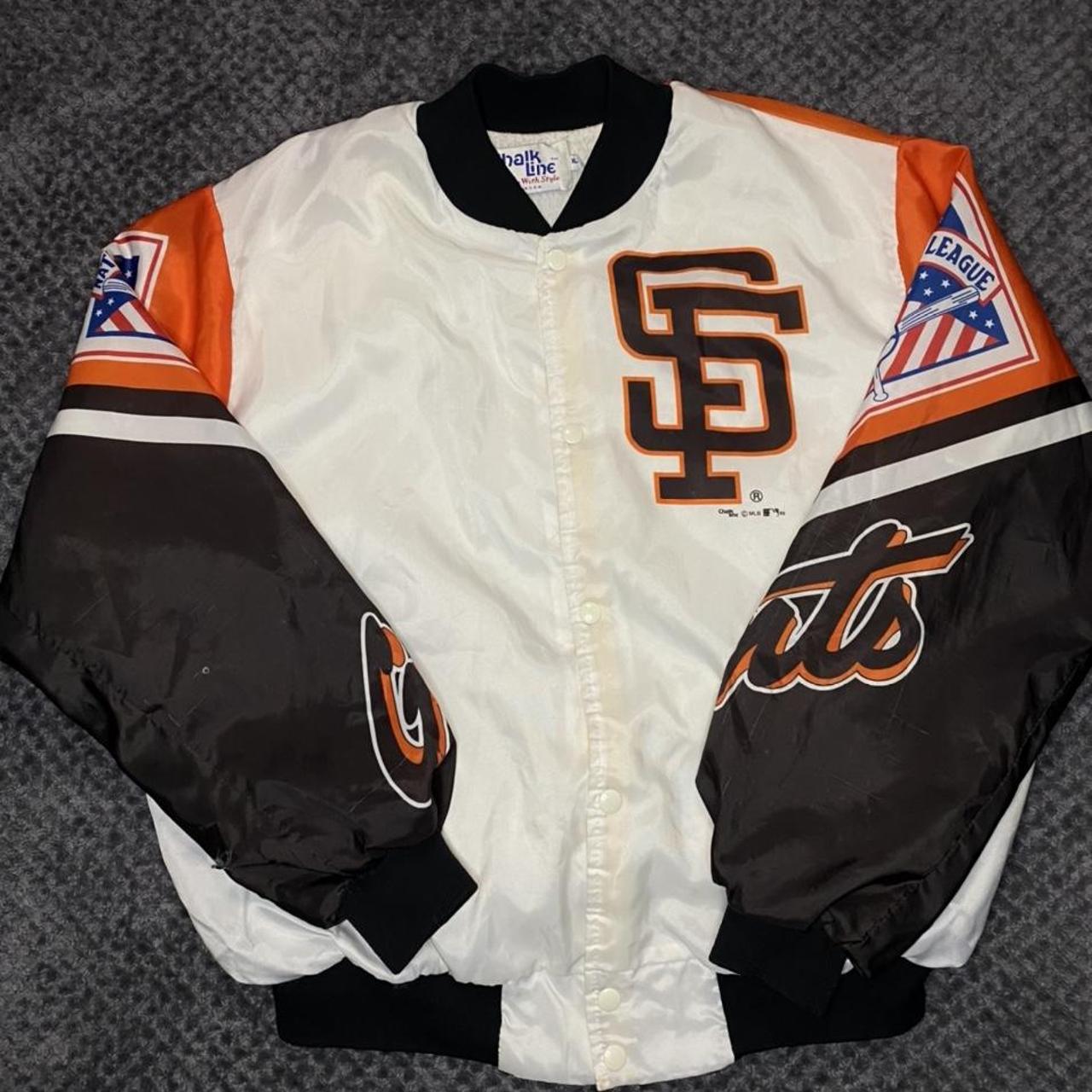1989 San Francisco Giants Sixers Chalkline MLB Fanimation Jacket