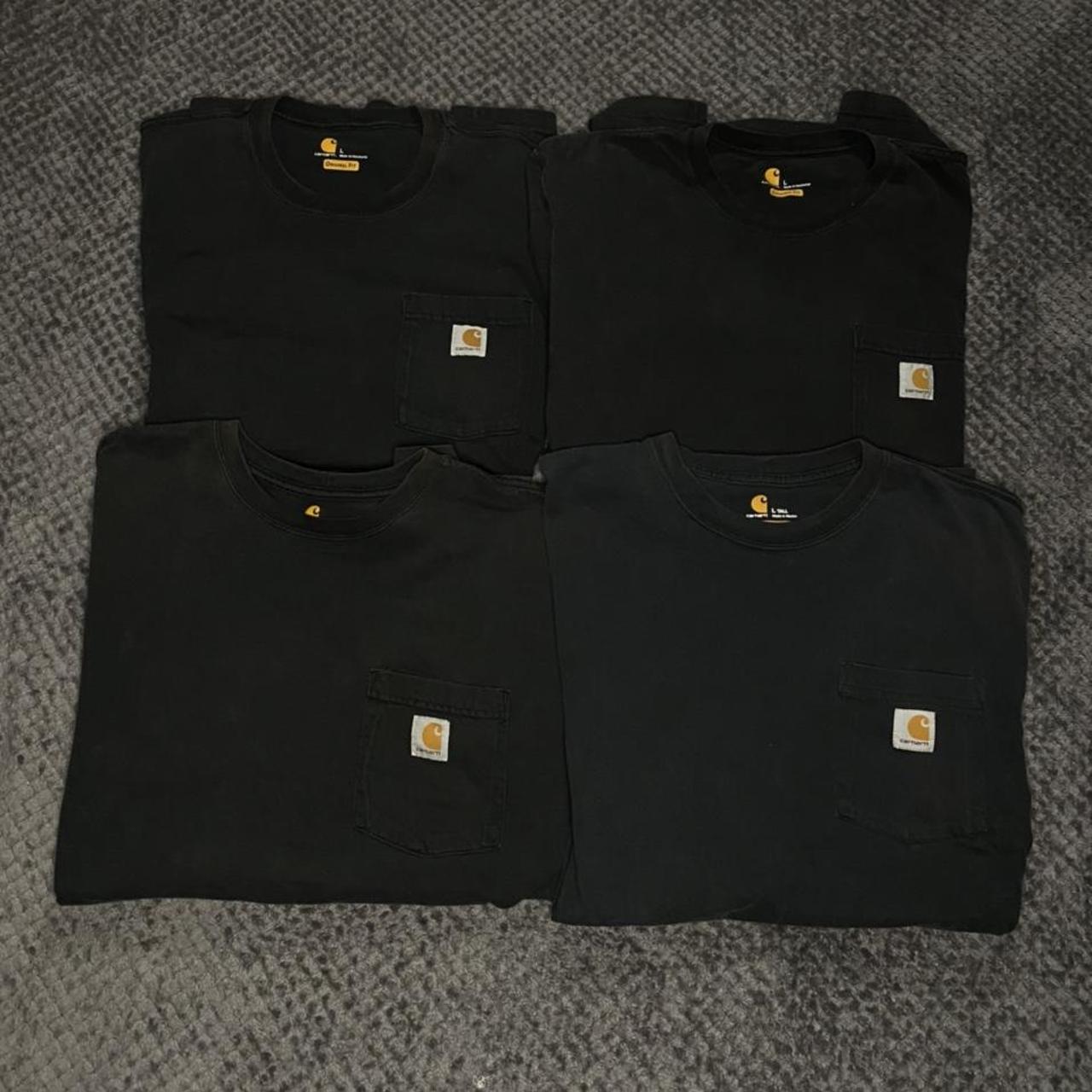 Black Carhartt shirts Measurements 24”/30” 2... Depop