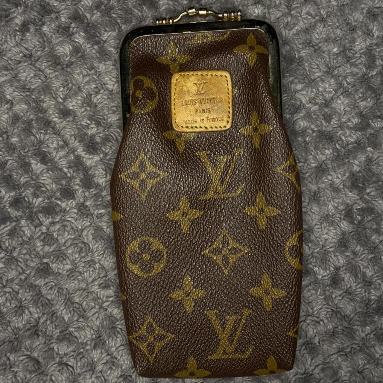 Louis Vuitton Vintage Saks French Co Kisslock Glasses Case Coin Wallet  Cigarette