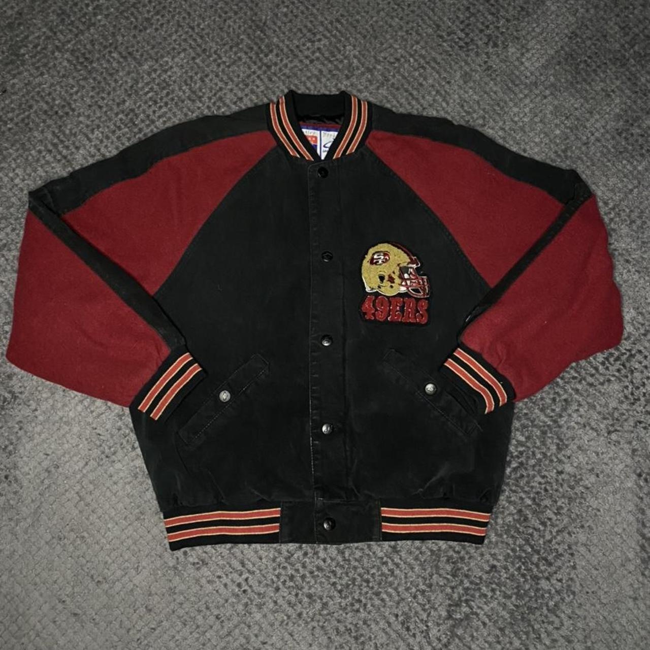 Vintage San Francisco 49ers Logo Athletic jacket - Depop