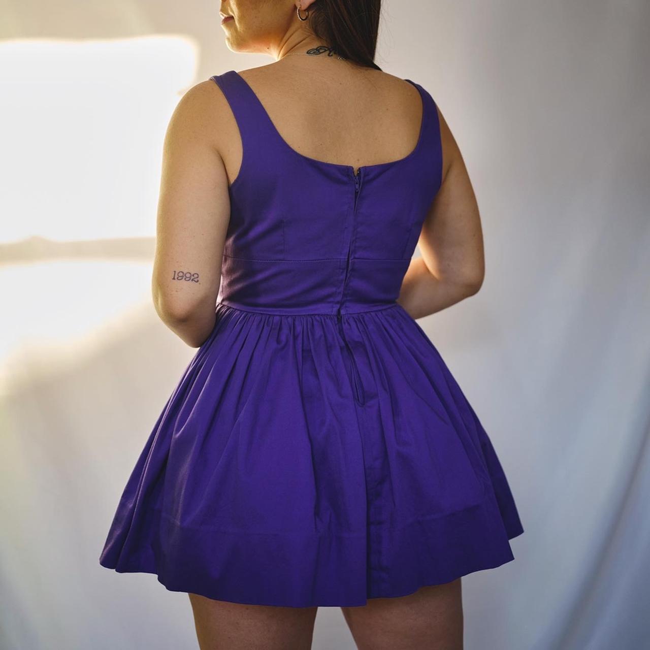 American Vintage Women's Purple Dress (2)