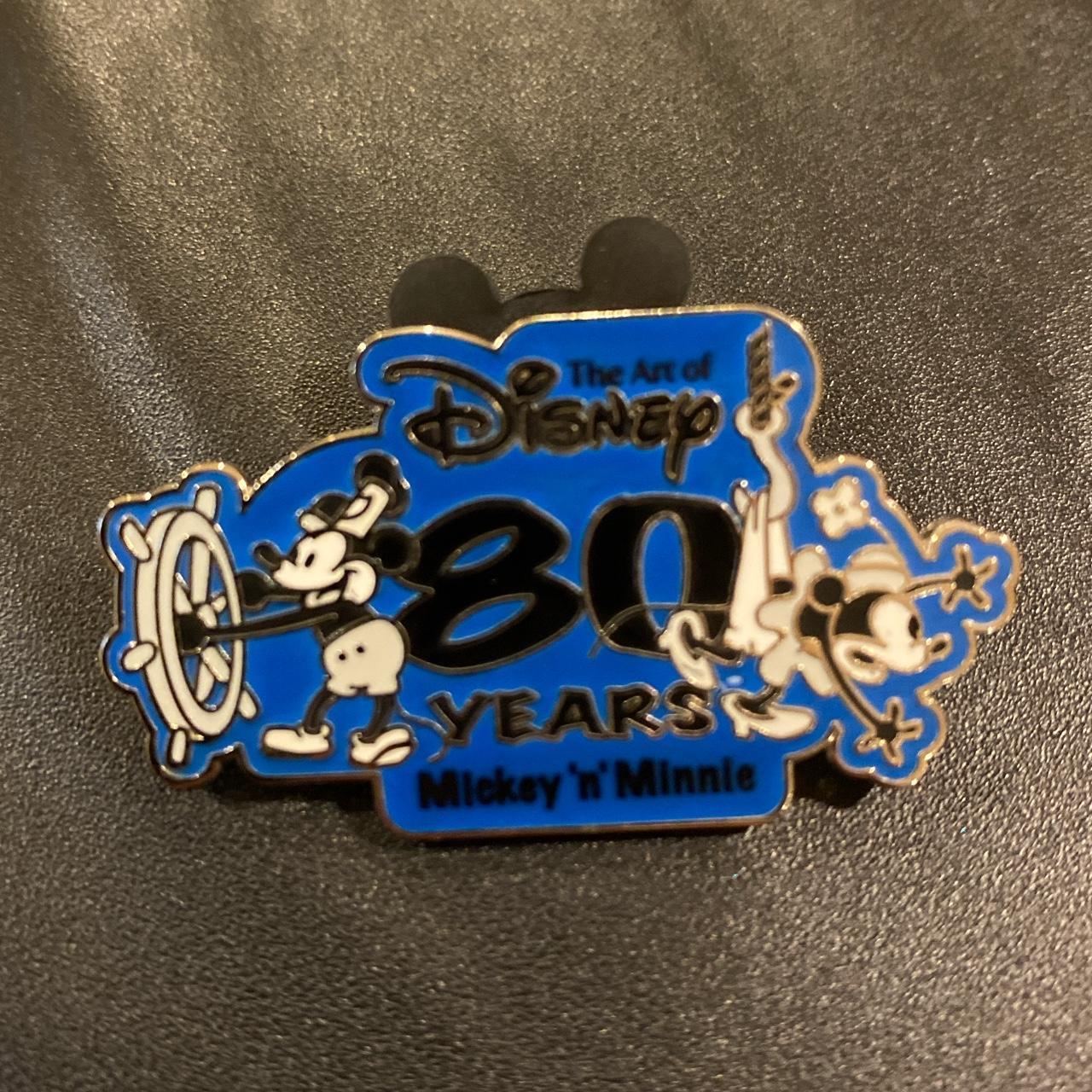 disney pin 2008 | 80 years of mickey & minnie | used... - Depop